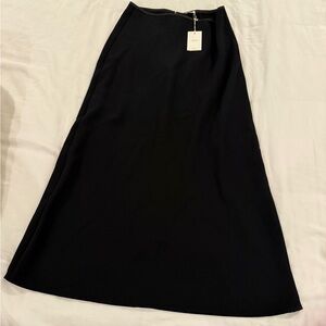 Aritzia Wilfred Black Midi Skirt